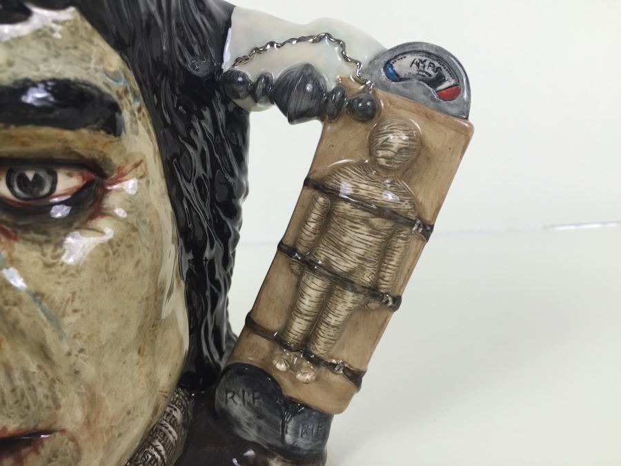 Royal Doulton Large 'Frankenstein's Monster' D7052 Character Pitcher 1996 Limited Edition 176 Of 2,500 [Photo 5]