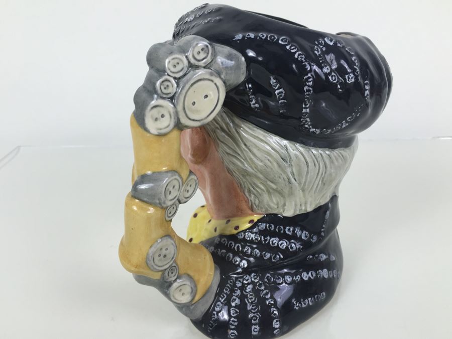 Royal Doulton Large 'Pearly King' D6760 Character Pitcher 1986 [Photo 7]