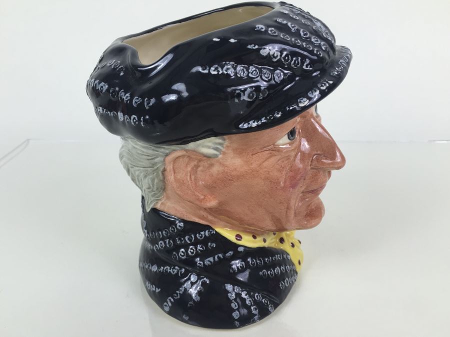 Royal Doulton Large 'Pearly King' D6760 Character Pitcher 1986 [Photo 10]