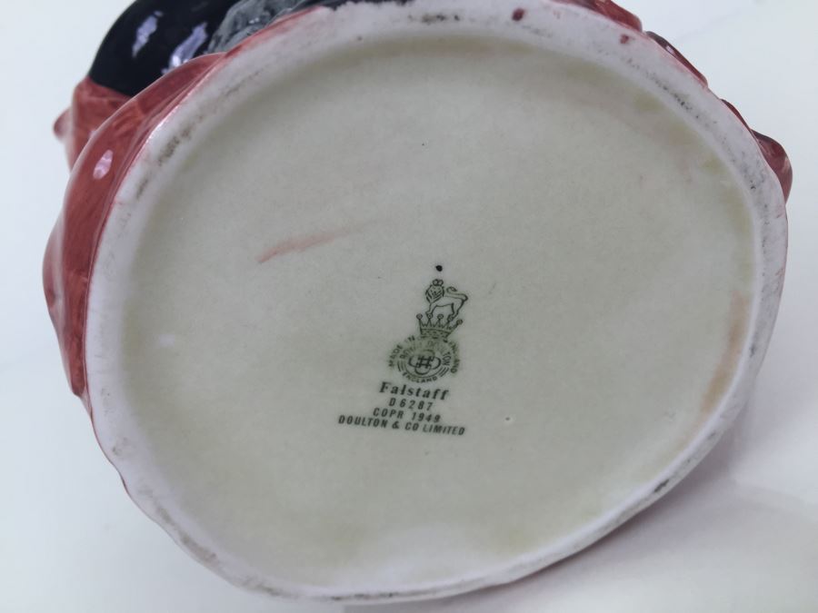 Royal Doulton Large 'Falstaff' D6287 Character Jug 1949 [Photo 3]