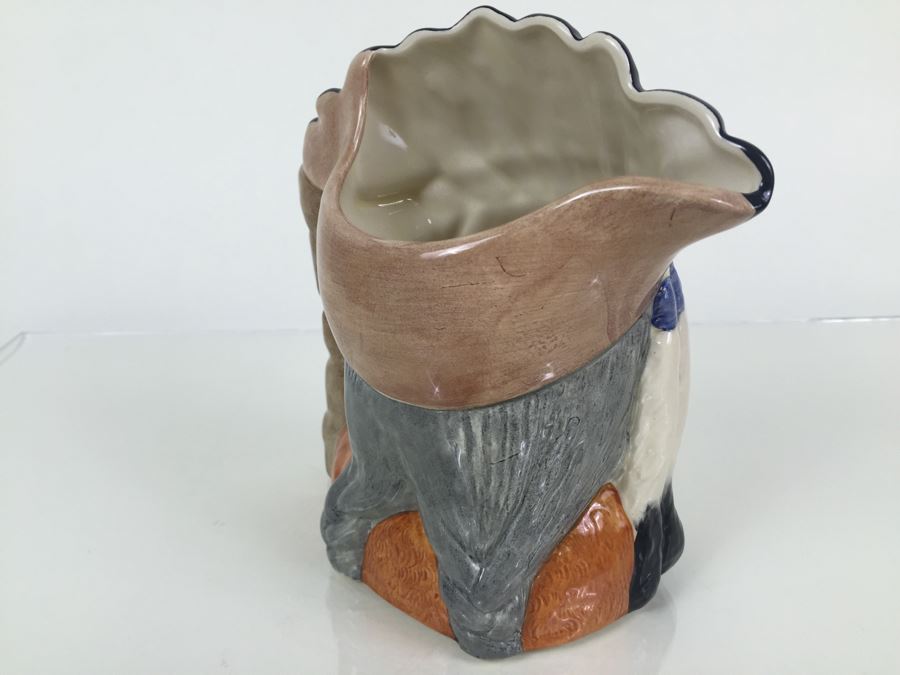 Royal Doulton Large 'North American Indian' D6786 Character Pitcher 1987 Special Edition Of 1,000 [Photo 8]