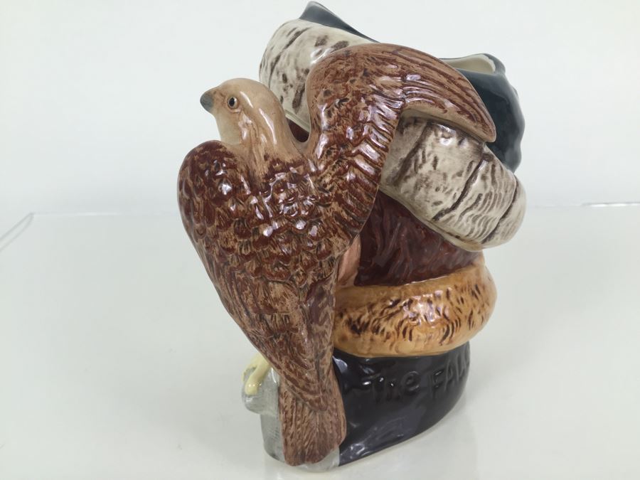 Royal Doulton Large 'The Falconer' D6798 Character Pitcher 1987 Limited Edition 165 Of 250 [Photo 7]