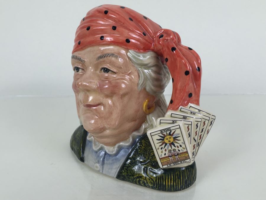 Royal Doulton Large 'The Fortune Teller' D6874 Character Jug 1991 Special Edition [Photo 5]