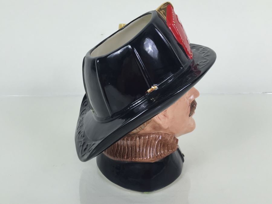 Royal Doulton Large 'The Fireman' D6697 Character Jug 1982 [Photo 8]