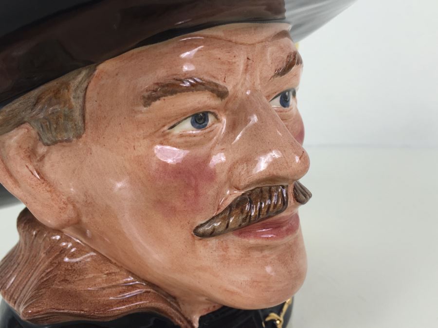Royal Doulton Large 'The Fireman' D6697 Character Jug 1982 [Photo 2]
