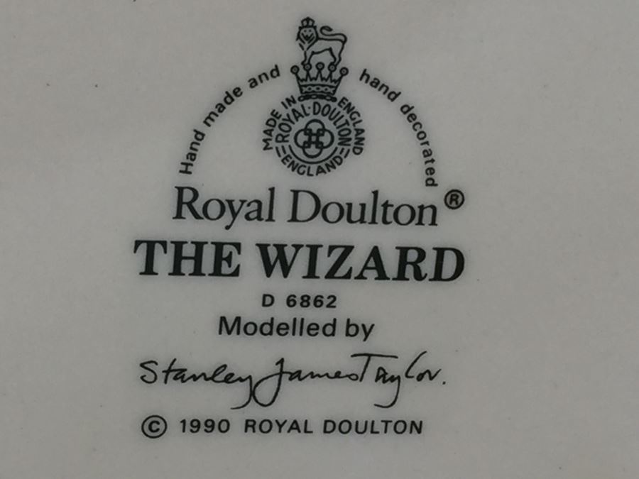 Royal Doulton Large 'The Wizard' D6862 Character Pitcher 1990 [Photo 3]