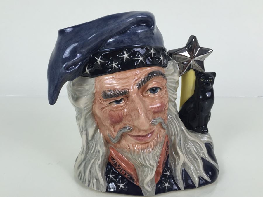 Royal Doulton Large 'The Wizard' D6862 Character Pitcher 1990 [Photo 1]