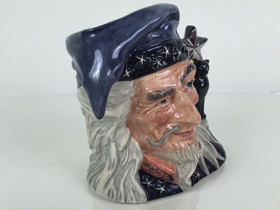 Royal Doulton Large 'The Wizard' D6862 Character Pitcher 1990 [Photo 10]