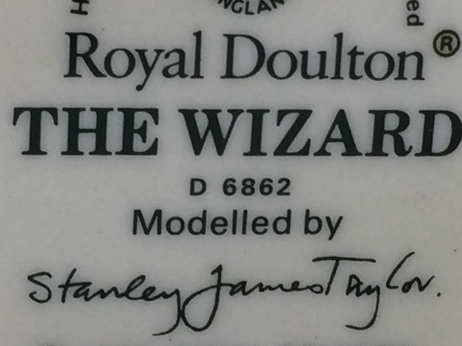 Royal Doulton Large 'The Wizard' D6862 Character Pitcher 1990 [Photo 12]