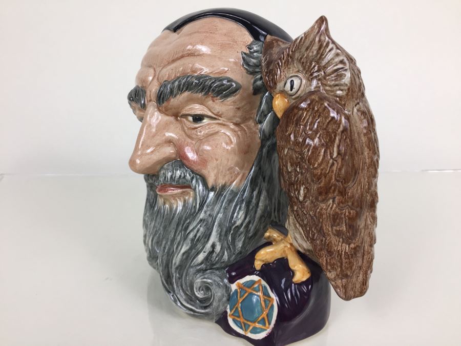 Royal Doulton Large 'Merlin' D6529 Character Pitcher 1959 [Photo 6]