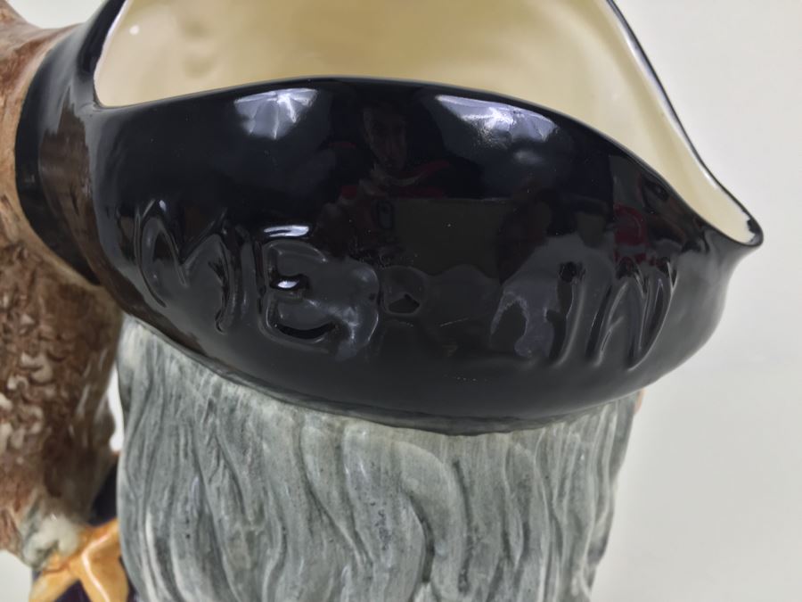 Royal Doulton Large 'Merlin' D6529 Character Pitcher 1959 [Photo 9]