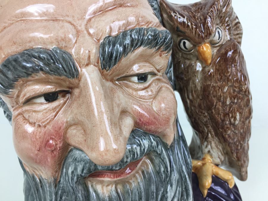 Royal Doulton Large 'Merlin' D6529 Character Pitcher 1959 [Photo 2]