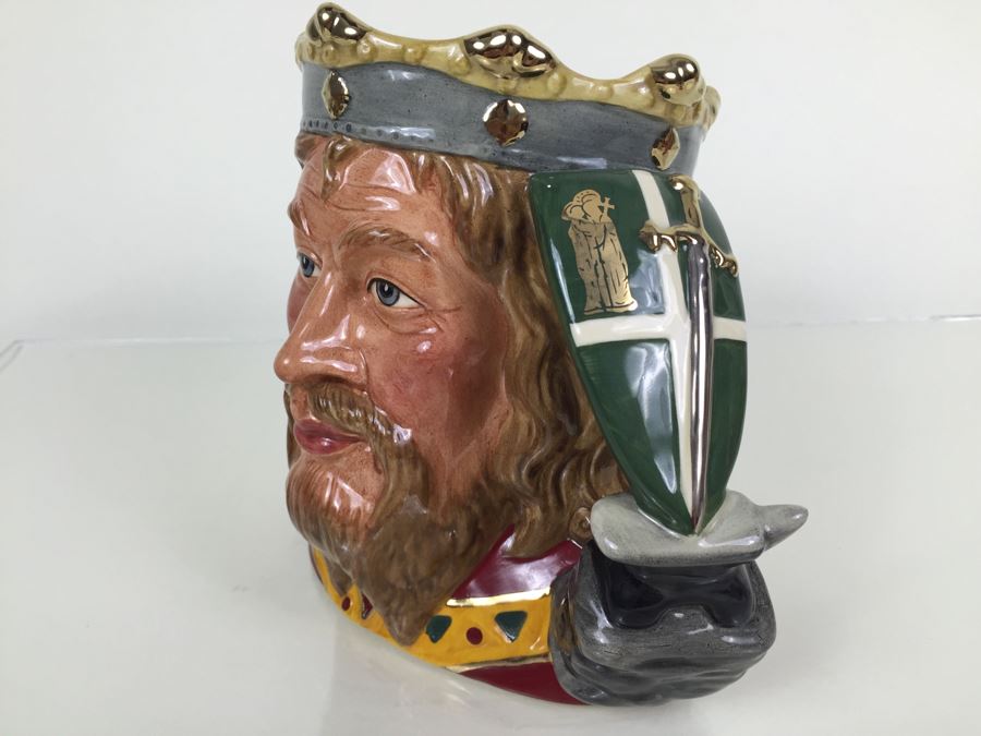 Royal Doulton Large 'King Arthur' D7055 Character Pitcher 1996 Limited Edition 607 Of 1,500 [Photo 6]