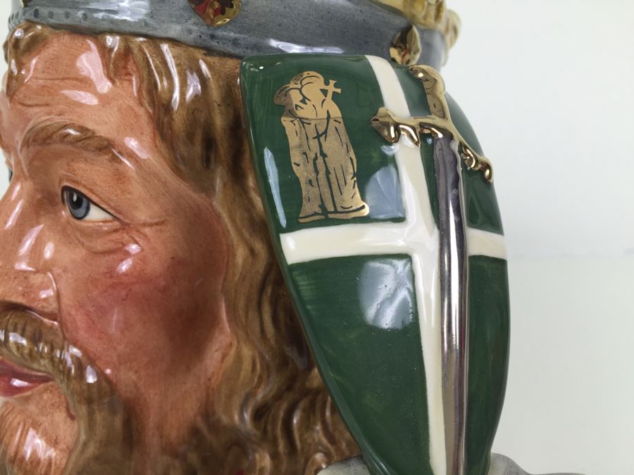 Royal Doulton Large 'King Arthur' D7055 Character Pitcher 1996 Limited Edition 607 Of 1,500 [Photo 8]