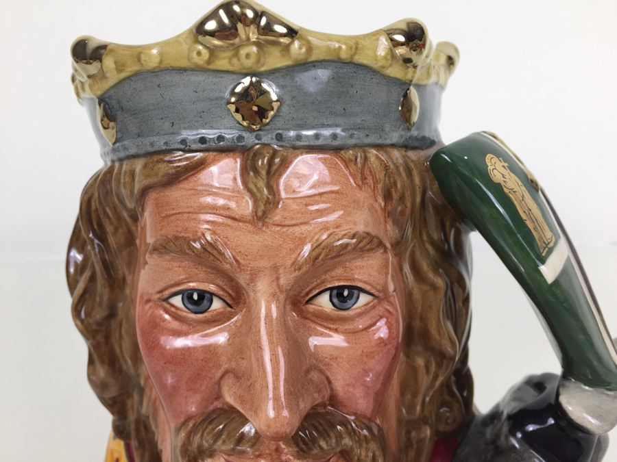 Royal Doulton Large 'King Arthur' D7055 Character Pitcher 1996 Limited Edition 607 Of 1,500 [Photo 5]