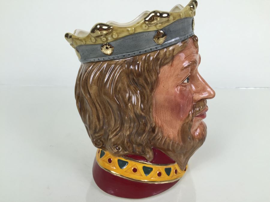 Royal Doulton Large 'King Arthur' D7055 Character Pitcher 1996 Limited Edition 607 Of 1,500 [Photo 10]