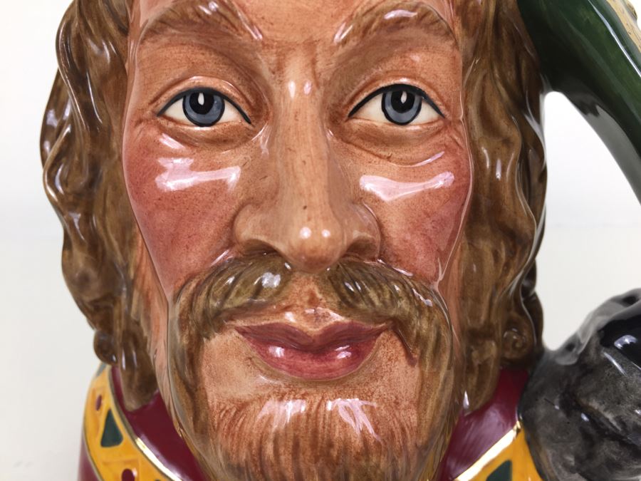 Royal Doulton Large 'King Arthur' D7055 Character Pitcher 1996 Limited Edition 607 Of 1,500 [Photo 2]