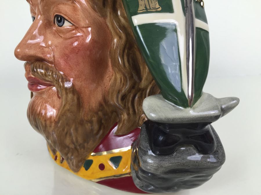 Royal Doulton Large 'King Arthur' D7055 Character Pitcher 1996 Limited Edition 607 Of 1,500 [Photo 7]