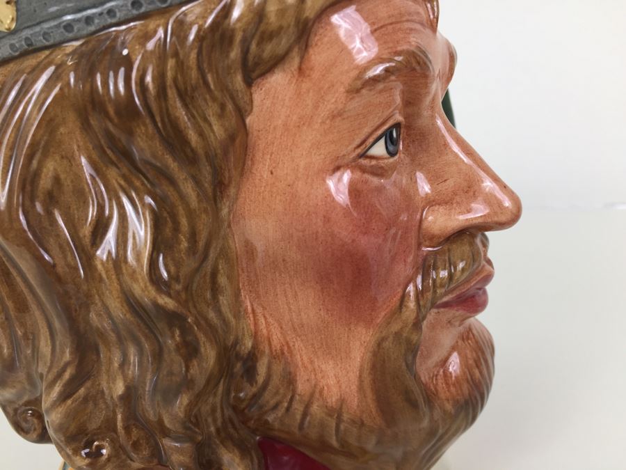 Royal Doulton Large 'King Arthur' D7055 Character Pitcher 1996 Limited Edition 607 Of 1,500 [Photo 11]