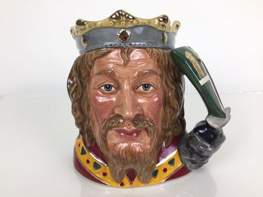 Royal Doulton Large 'King Arthur' D7055 Character Pitcher 1996 Limited Edition 607 Of 1,500 [Photo 1]