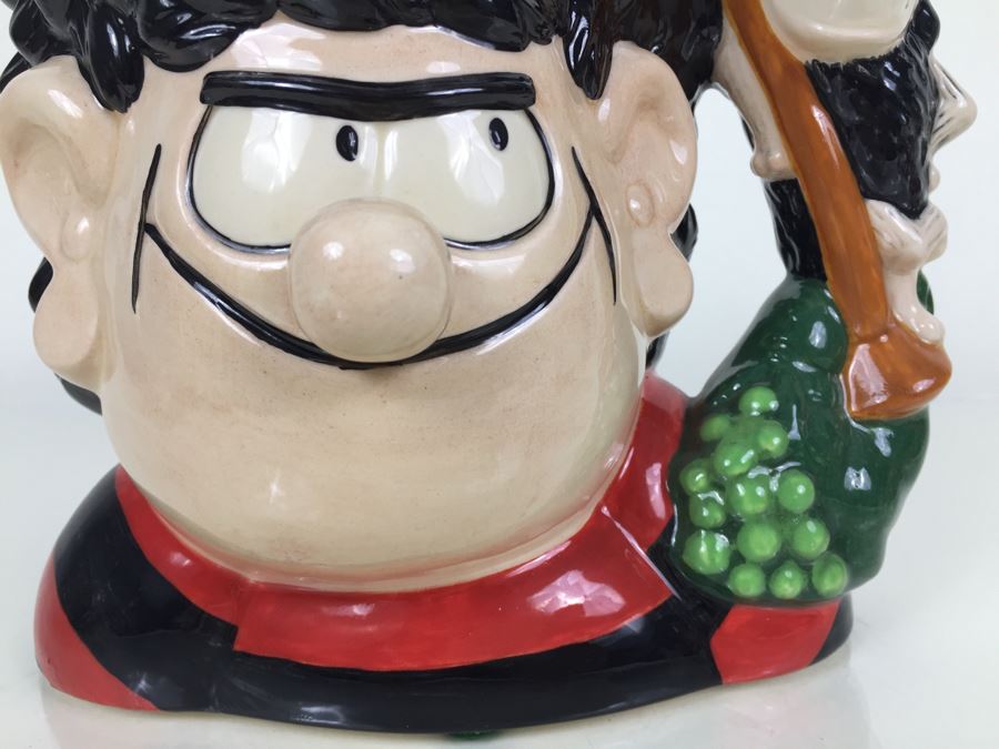 Royal Doulton Large 'Dennis and Gnasher' D7005 Character Pitcher 1995 [Photo 2]
