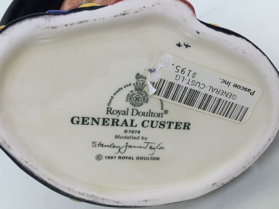 Royal Doulton Large 'General Custer' D7079 Character Jug 1997 [Photo 12]
