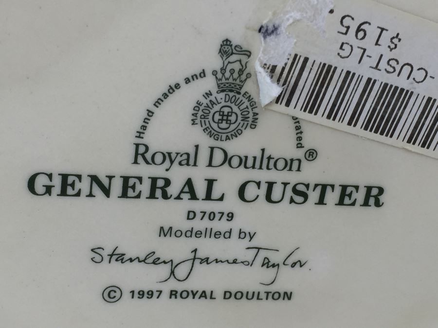 Royal Doulton Large 'General Custer' D7079 Character Jug 1997 [Photo 3]
