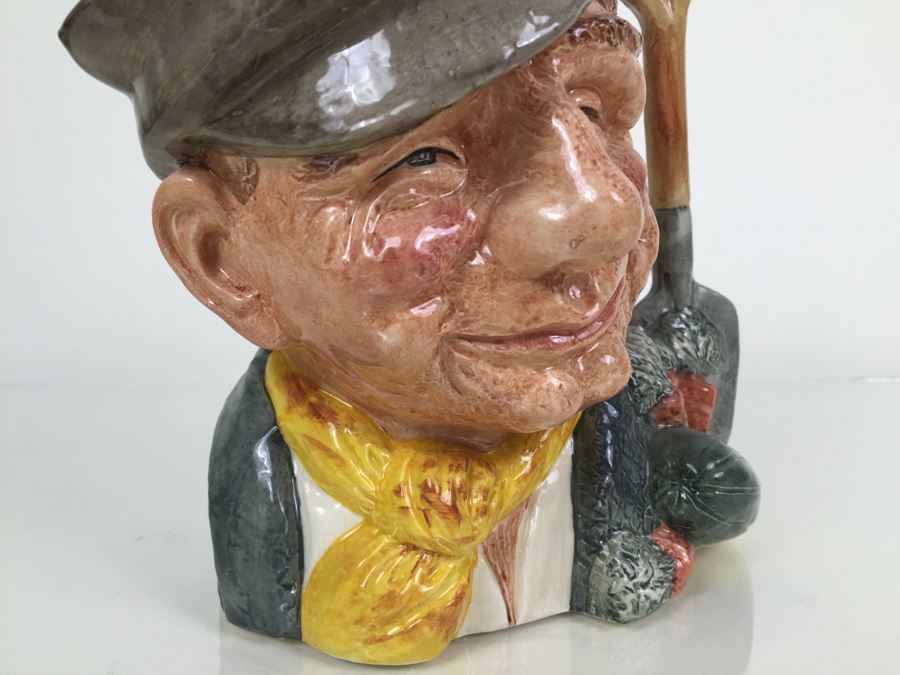 Royal Doulton Large 'The Gardener' D6630 Character Pitcher 1972 [Photo 10]