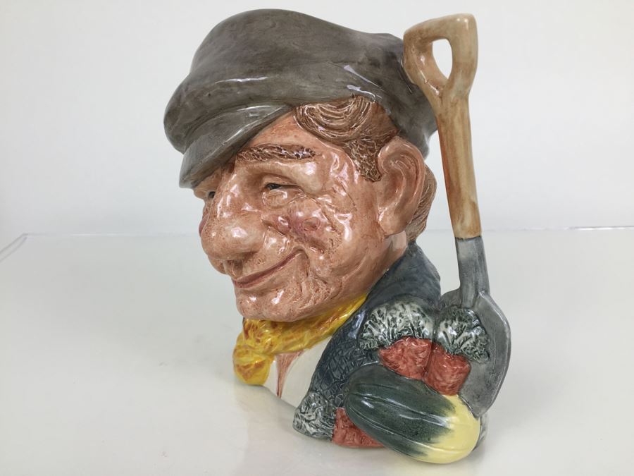 Royal Doulton Large 'The Gardener' D6630 Character Pitcher 1972 [Photo 5]