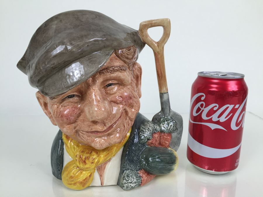 Royal Doulton Large 'The Gardener' D6630 Character Pitcher 1972 [Photo 4]