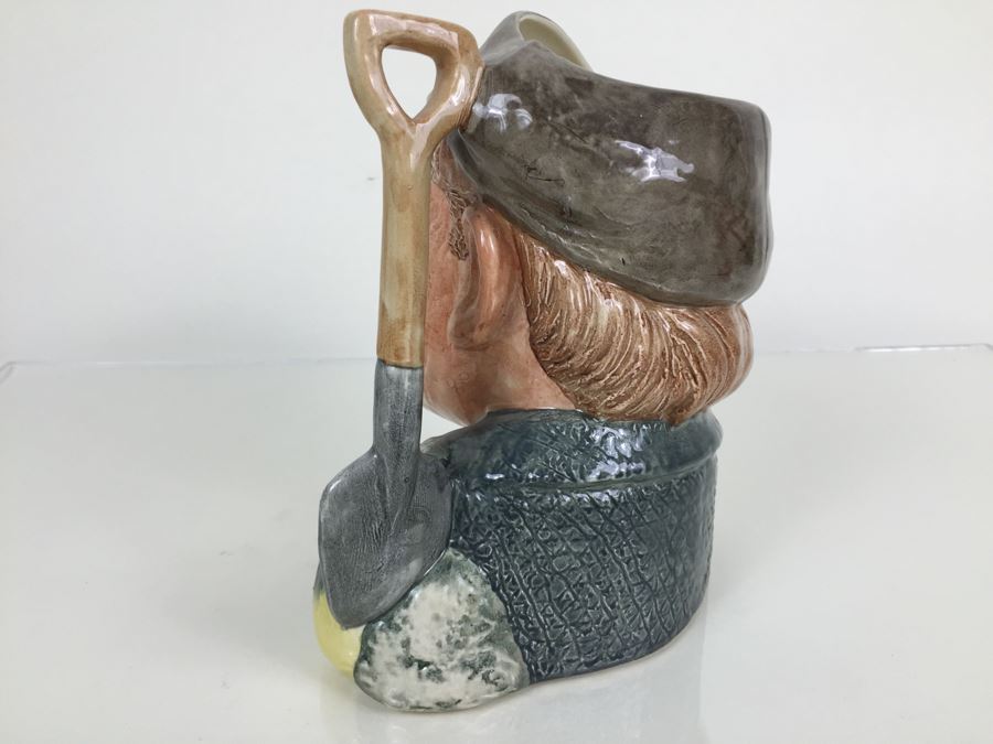 Royal Doulton Large 'The Gardener' D6630 Character Pitcher 1972 [Photo 6]