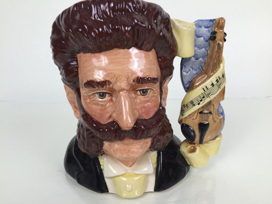 Royal Doulton Large 'Johann Strauss II' D7097 Character Pitcher [Photo 1]