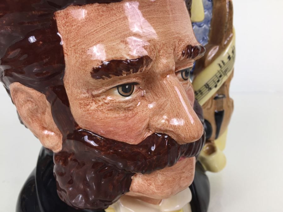 Royal Doulton Large 'Johann Strauss II' D7097 Character Pitcher [Photo 10]