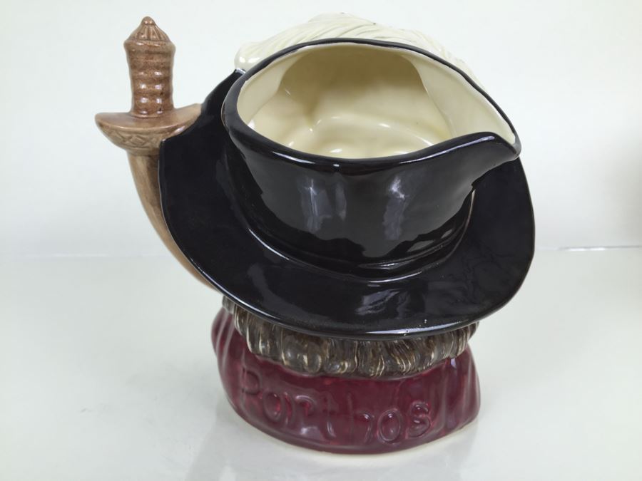 Royal Doulton Large 'Porthos' D6440 Character Pitcher 1955 [Photo 7]