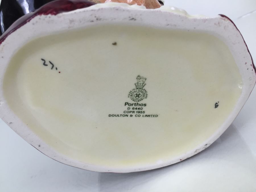 Royal Doulton Large 'Porthos' D6440 Character Pitcher 1955 [Photo 3]