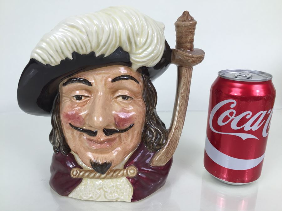 Royal Doulton Large 'Porthos' D6440 Character Pitcher 1955 [Photo 4]