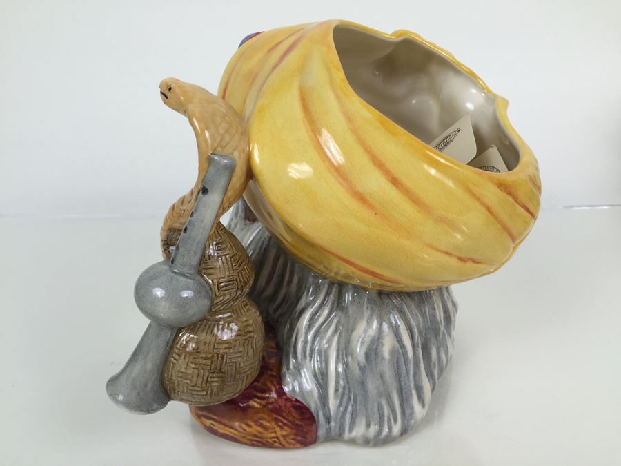 Royal Doulton Large 'The Snake Charmer' D6912 Character Pitcher 1991 Limited Edition 86 Of 2,500 Signed By Michael Doulton [Photo 6]