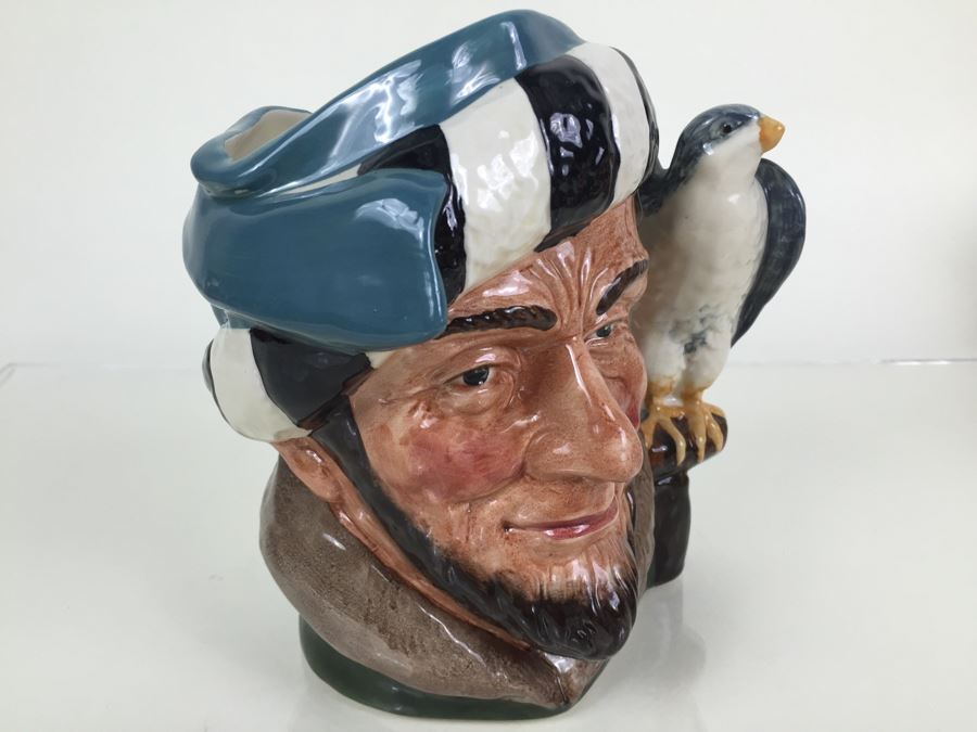 Royal Doulton Large 'The Falconer' D6533 Character Pitcher 1959 [Photo 11]