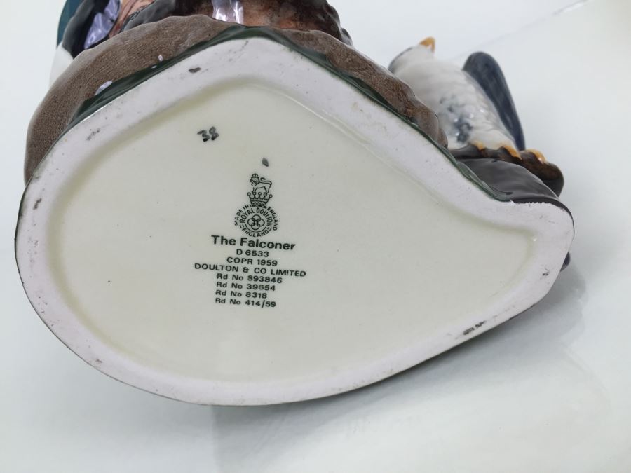 Royal Doulton Large 'The Falconer' D6533 Character Pitcher 1959 [Photo 3]