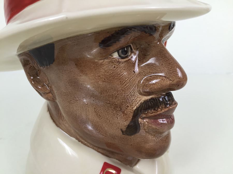 Royal Doulton Large 'Bahamas Policeman ' D6912 Character Pitcher 1991 [Photo 11]