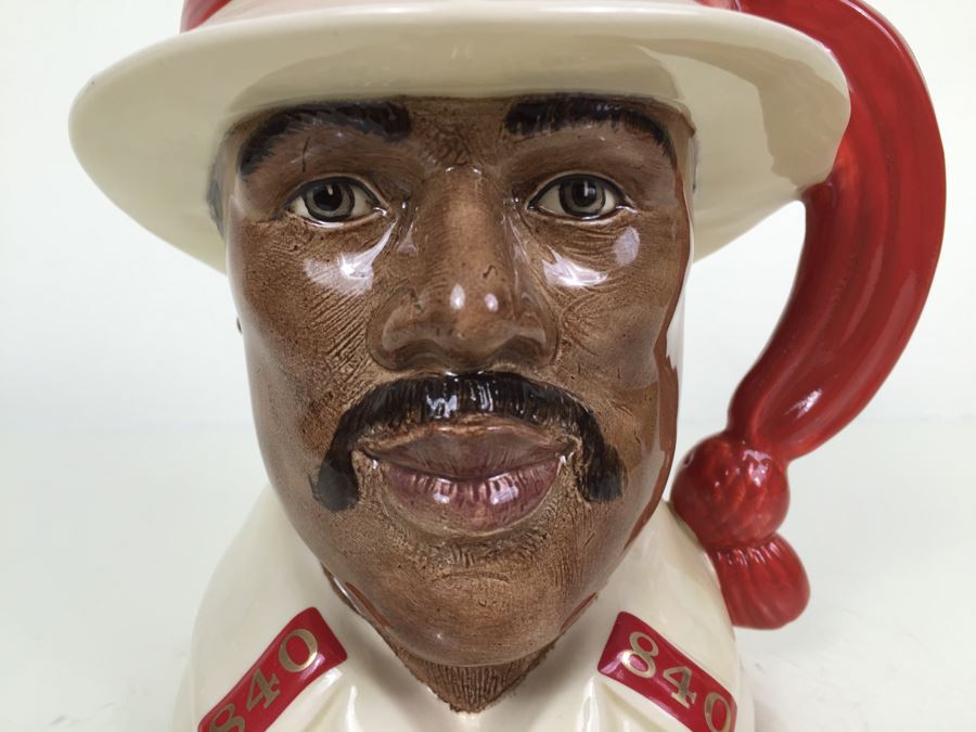 Royal Doulton Large 'Bahamas Policeman ' D6912 Character Pitcher 1991 [Photo 2]
