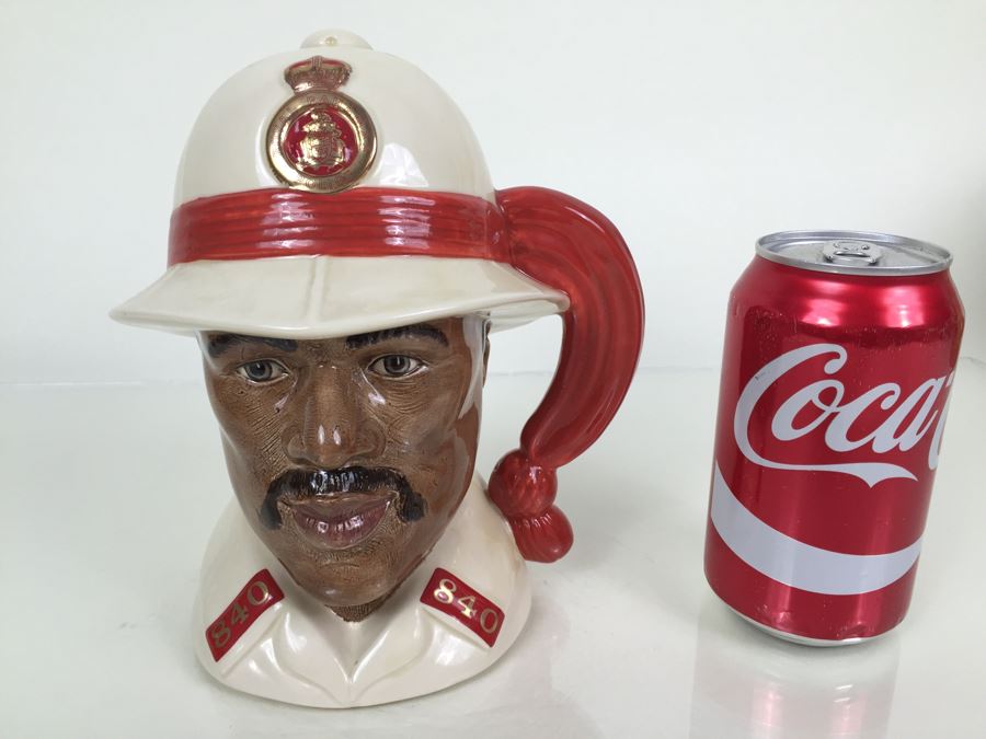 Royal Doulton Large 'Bahamas Policeman ' D6912 Character Pitcher 1991 [Photo 4]
