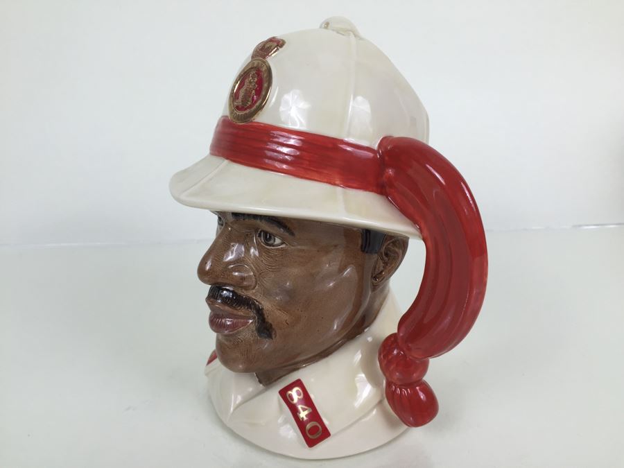 Royal Doulton Large 'Bahamas Policeman ' D6912 Character Pitcher 1991 [Photo 5]