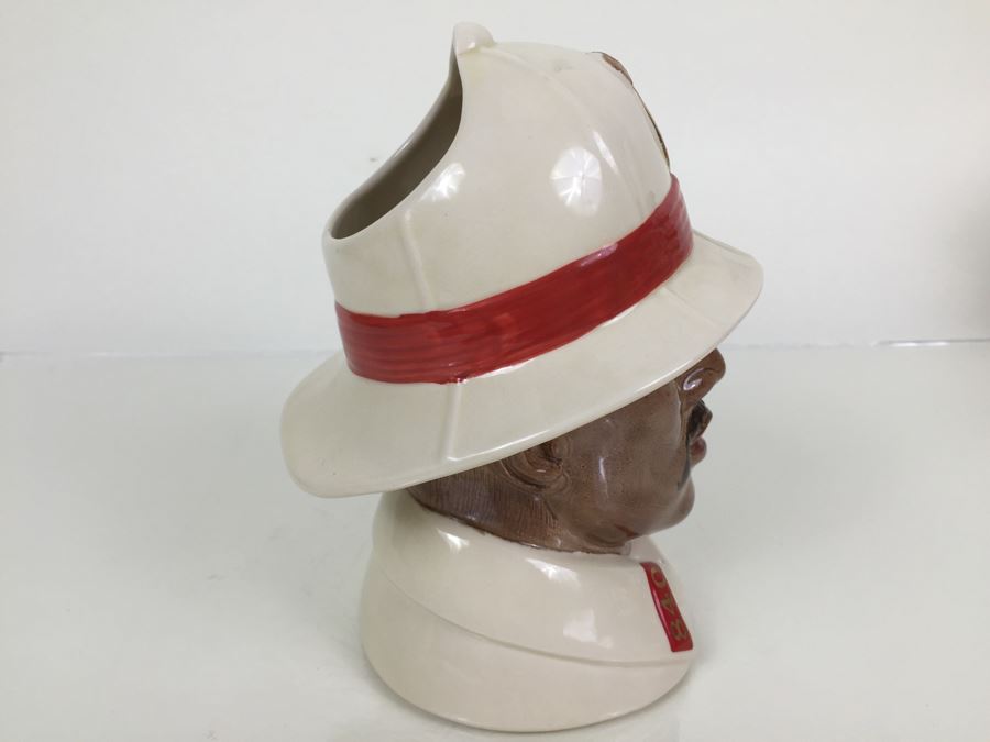 Royal Doulton Large 'Bahamas Policeman ' D6912 Character Pitcher 1991 [Photo 9]