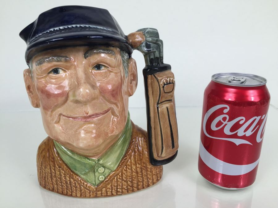 Royal Doulton Large 'The Golfer' D6627 Character Pitcher 1970 [Photo 4]