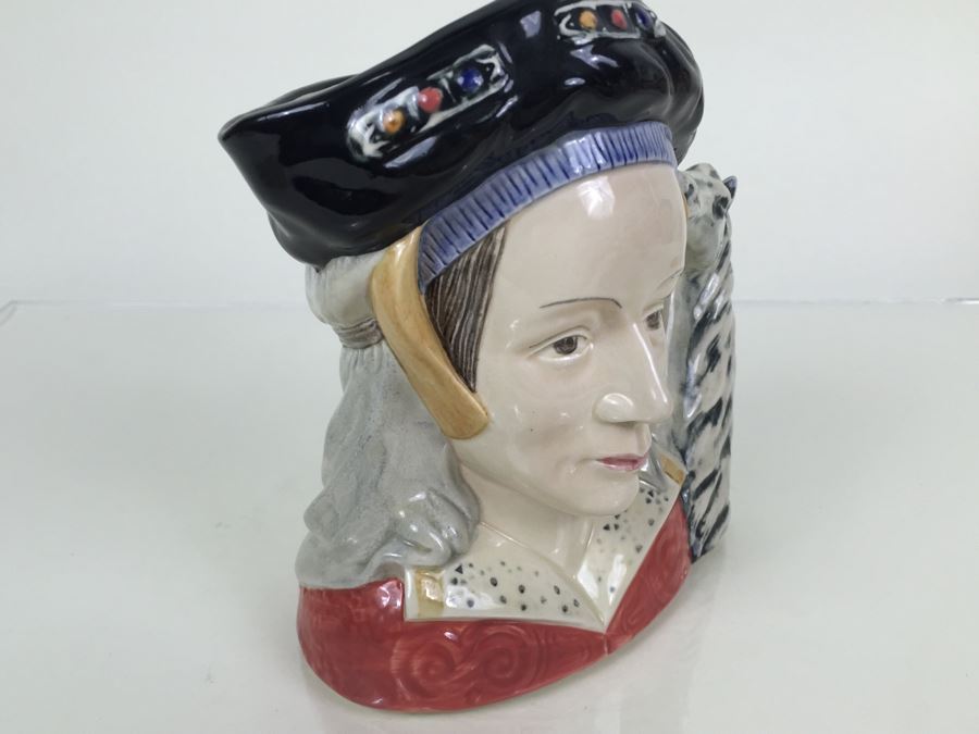 Royal Doulton Large 'Anne of Cleves' D6653 Character Jug 1979 [Photo 10]
