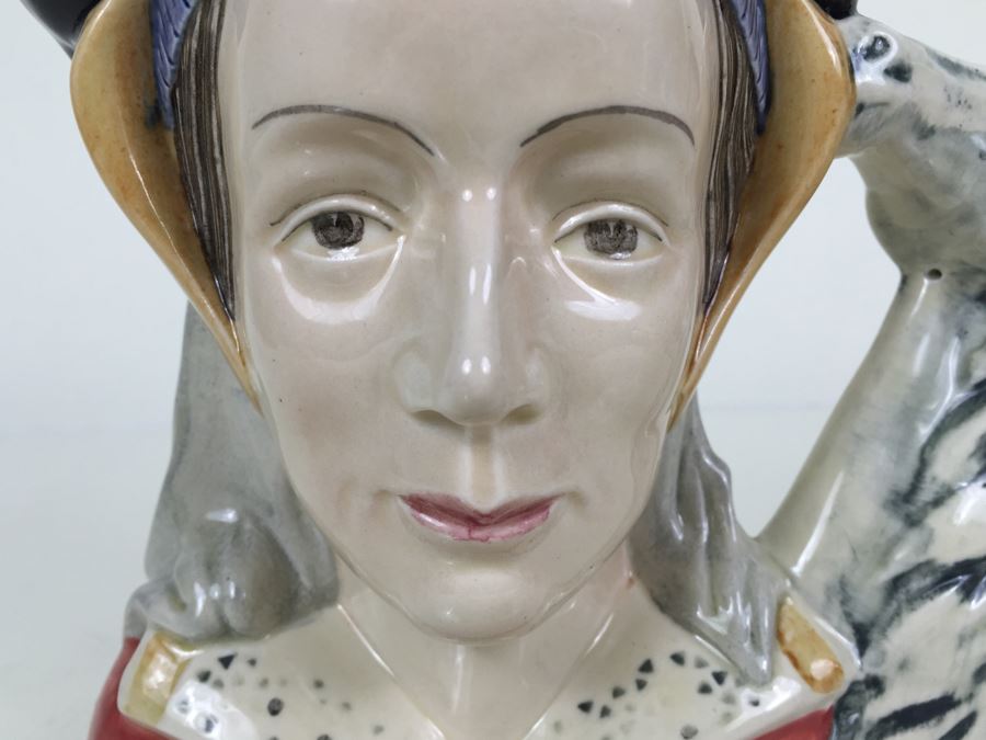Royal Doulton Large 'Anne of Cleves' D6653 Character Jug 1979 [Photo 2]