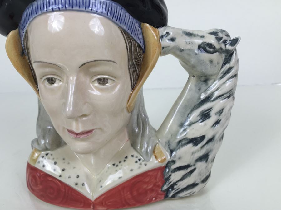 Royal Doulton Large 'Anne of Cleves' D6653 Character Jug 1979 [Photo 5]