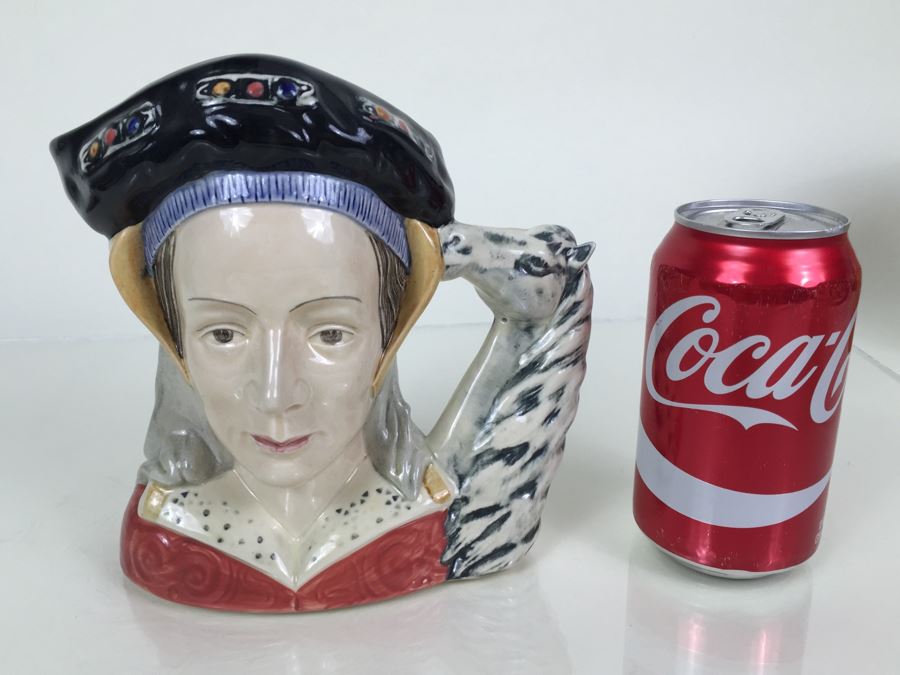 Royal Doulton Large 'Anne of Cleves' D6653 Character Jug 1979 [Photo 4]