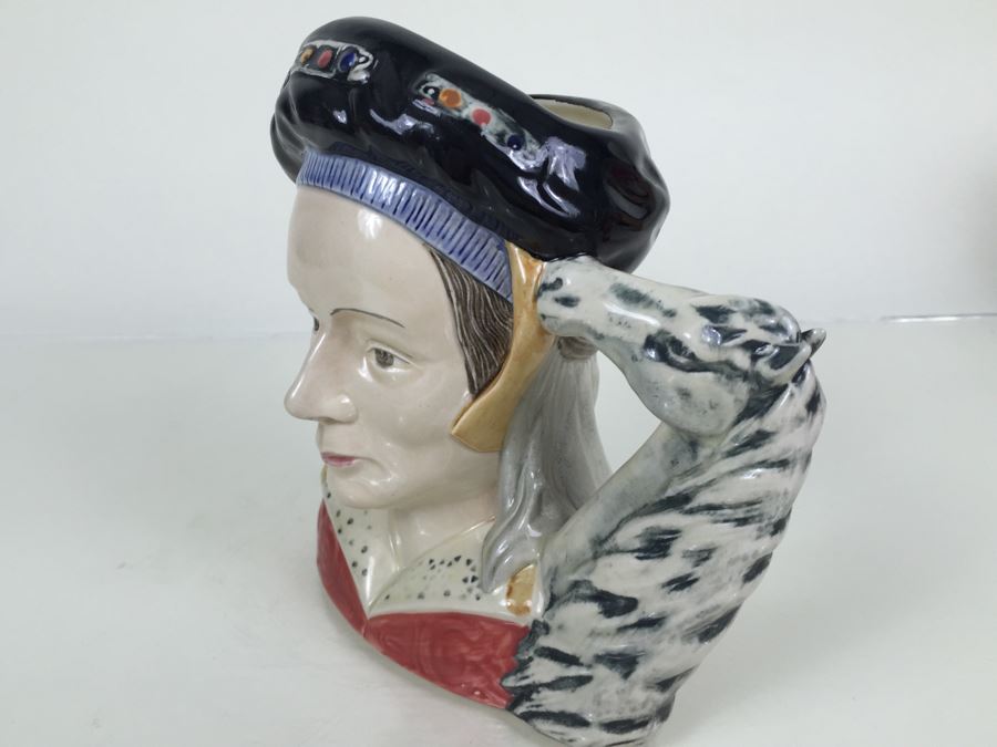 Royal Doulton Large 'Anne of Cleves' D6653 Character Jug 1979 [Photo 6]